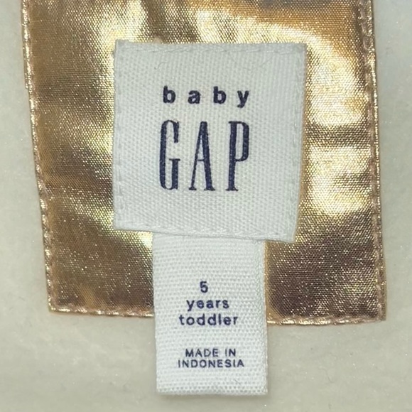 GAP Shimmering Gold Toddler Jacket - Picture 3 of 5
